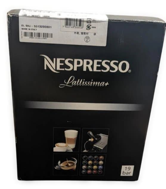 ネスプレッソ Lattissima+ カプセル式 エスプレッソマシン 19bar