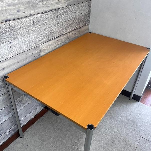 USMハラーテーブル W1250 D750 天板：ナチュラルビーチ