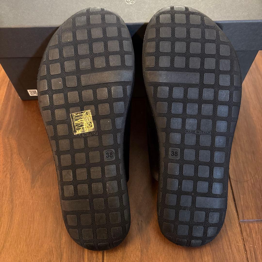 【未使用品】BRADOR 38(24.0-24.5) ブラック サンダル