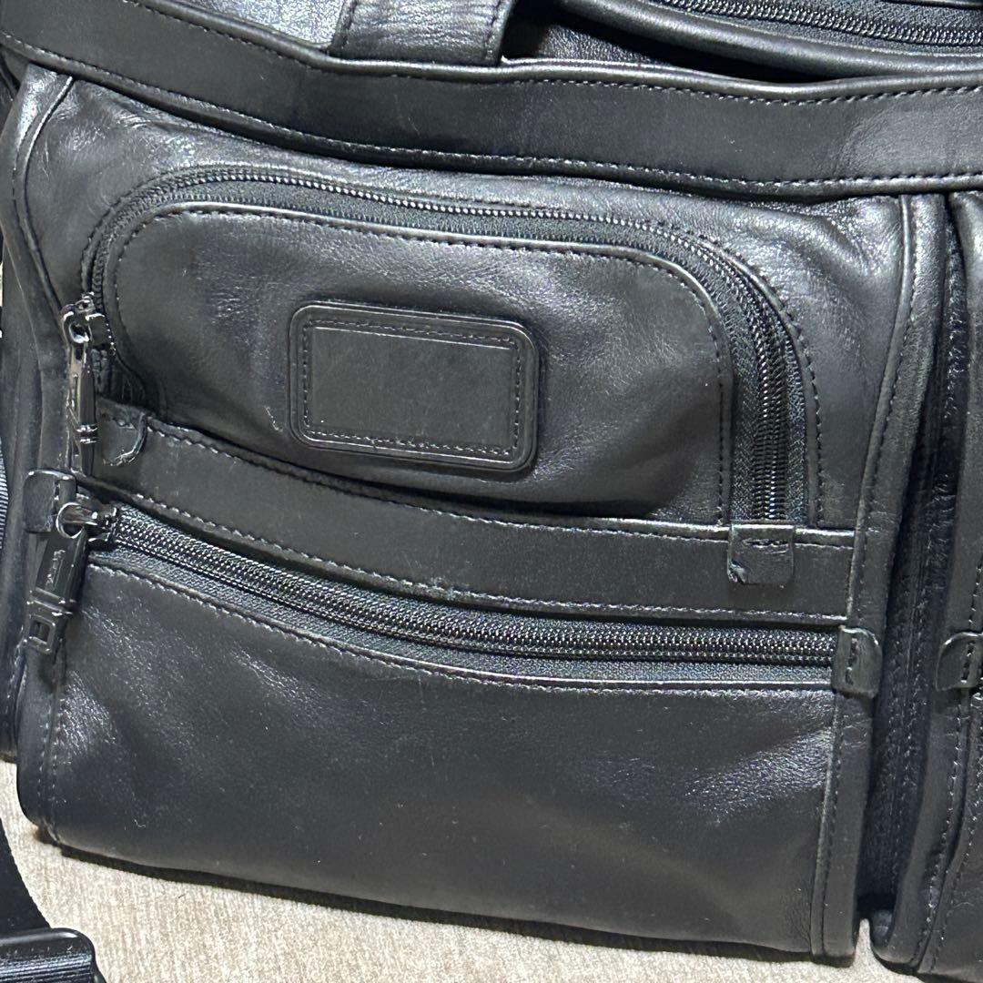 美品　TUMI ALPHA エクスパンダブル ナッパレザー　96141DH