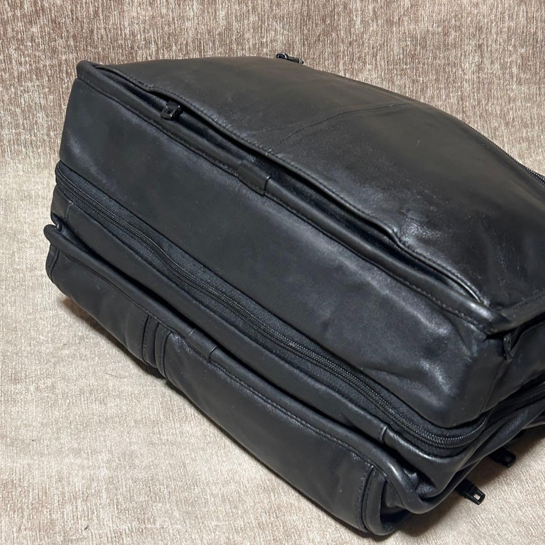 美品　TUMI ALPHA エクスパンダブル ナッパレザー　96141DH