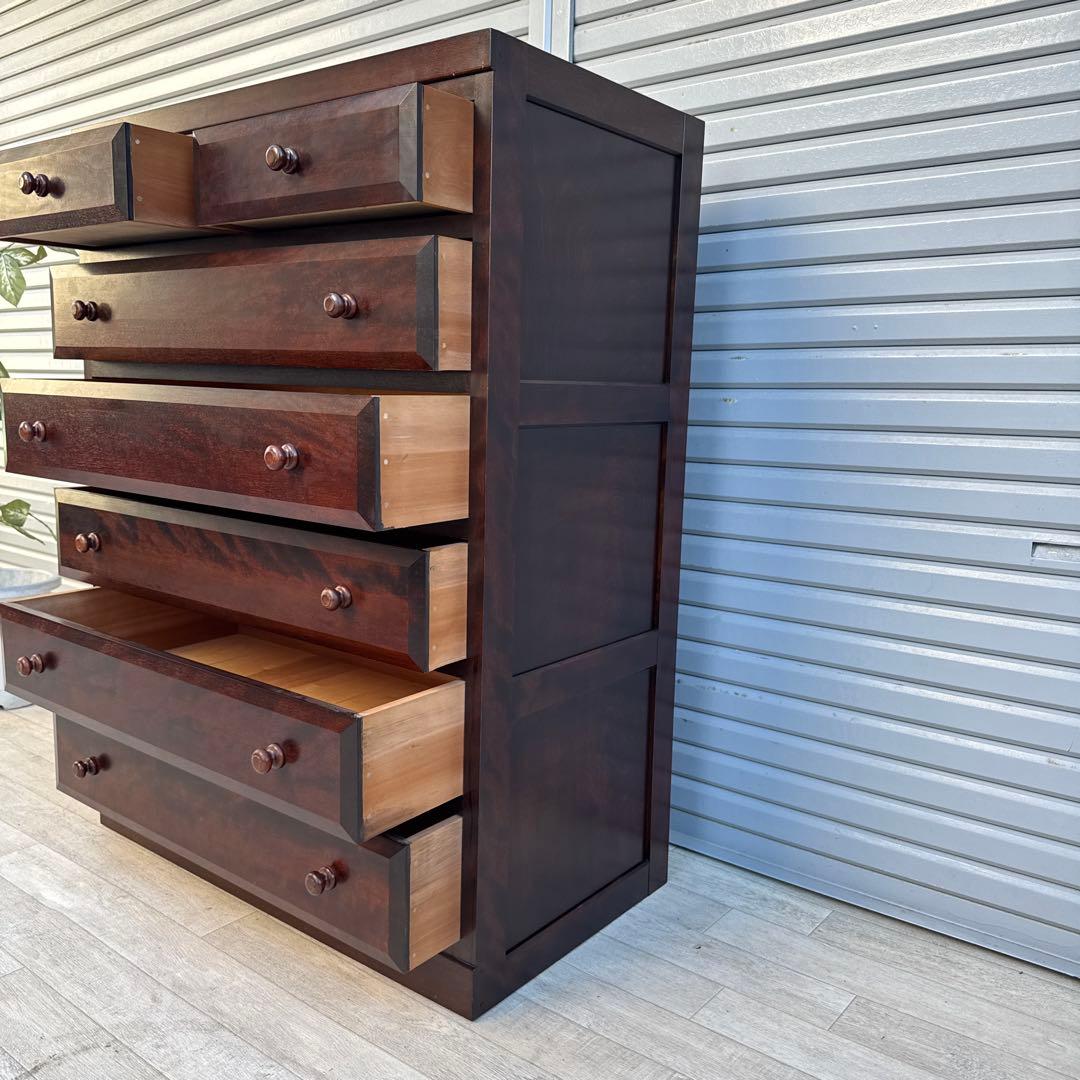 く*こ様 松本民芸家具 6段チェスト 整理箪笥 洋服タンス 収納