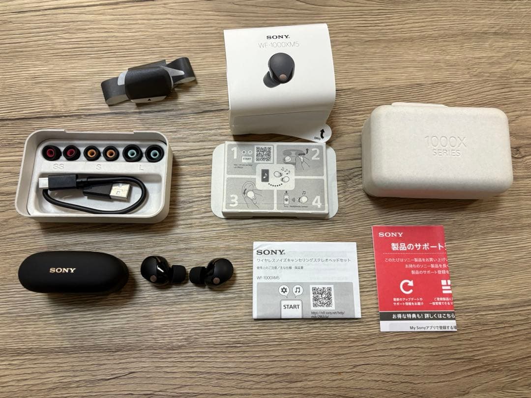 SONY WF-1000XM5 美品 ワイヤレスイヤホン