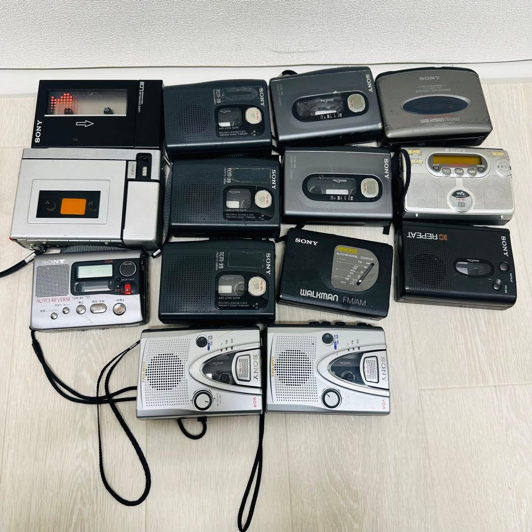 ジャンク　SONY ソニー　カセットレコーダー　まとめ　14台