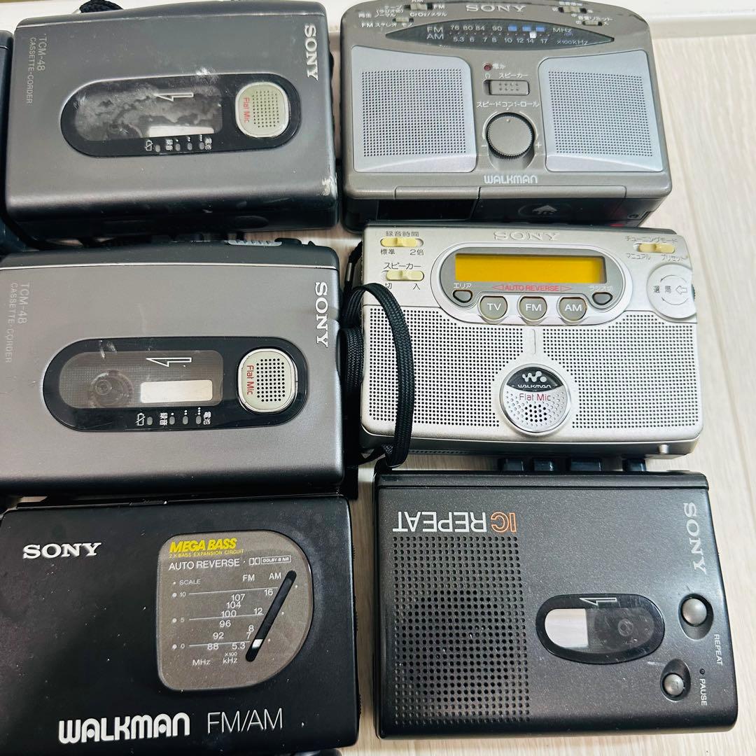 ジャンク　SONY ソニー　カセットレコーダー　まとめ　14台