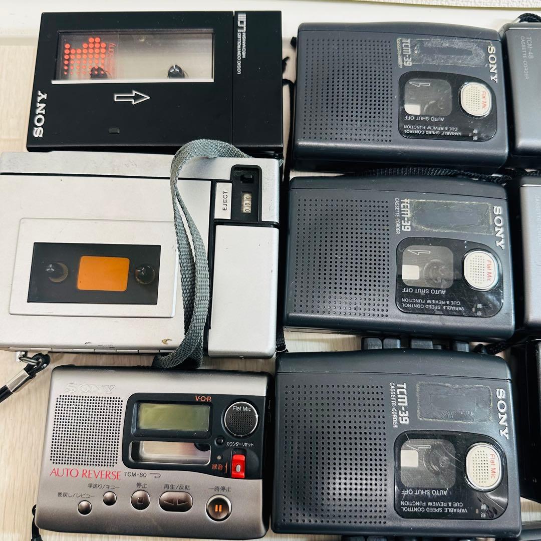 ジャンク　SONY ソニー　カセットレコーダー　まとめ　14台