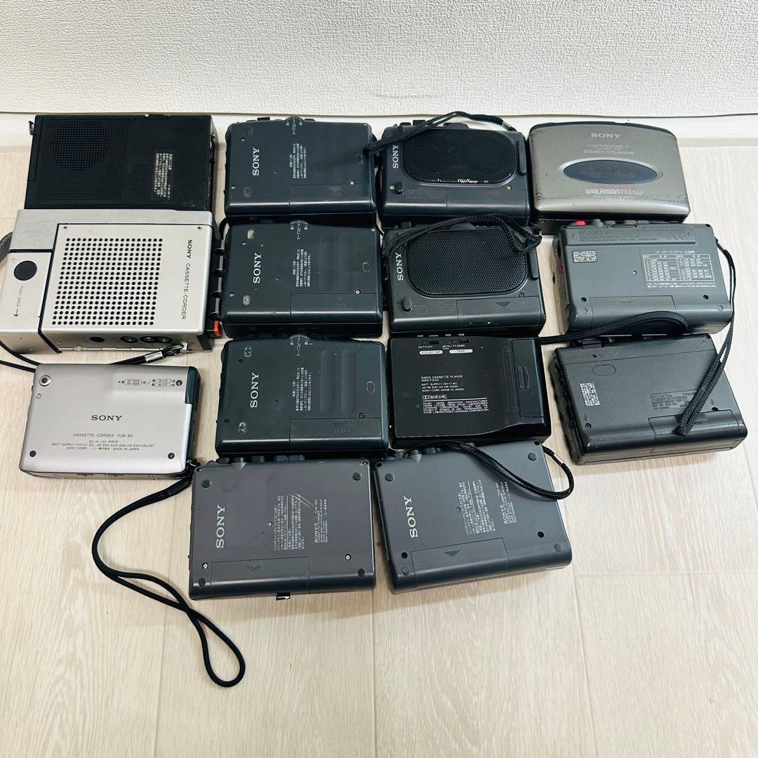 ジャンク　SONY ソニー　カセットレコーダー　まとめ　14台
