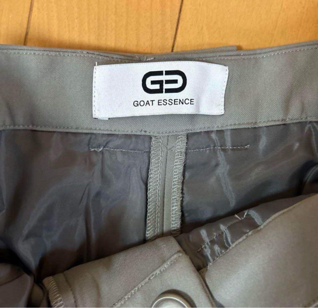 goat essence tuck wide pants グレー size2