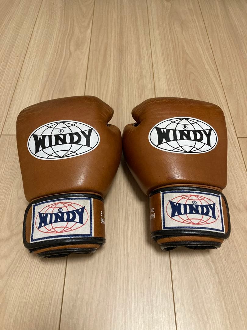 WINDY ボクシンググローブ ブラウン　8oz