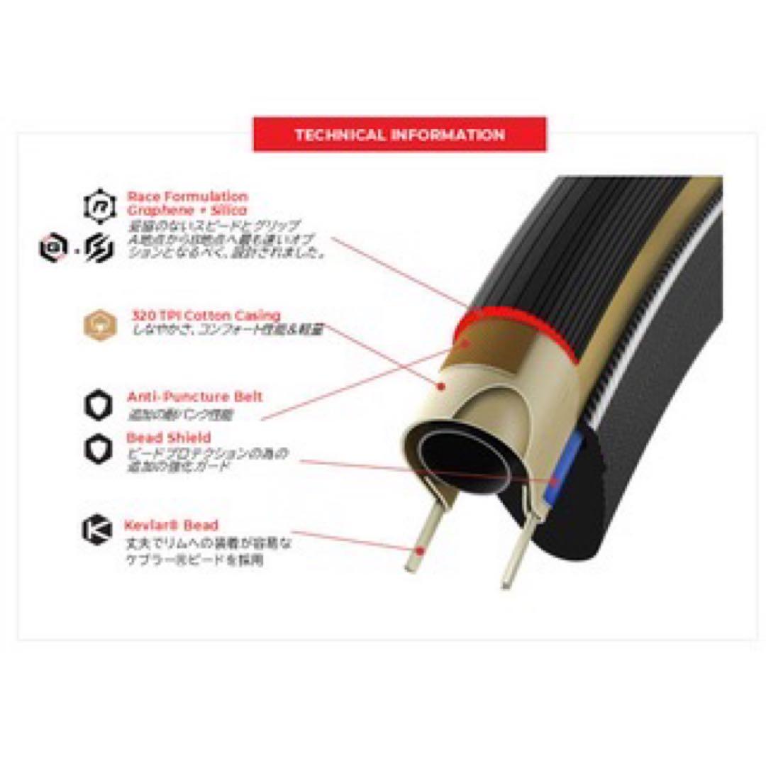 Vittoria Corsa Pro 700x30 チューブタイプ 2本セット