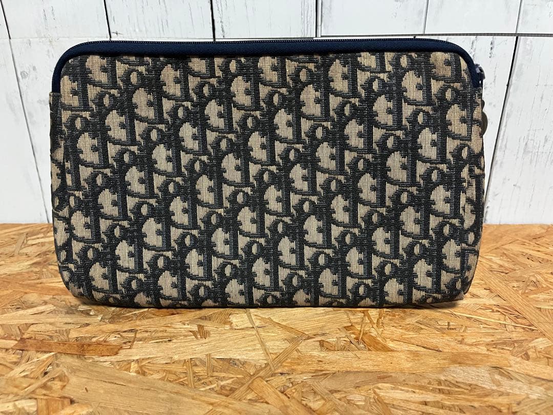 ディオール ヴィンテージ トロッター ロゴパターン クラッチバッグ ポーチ