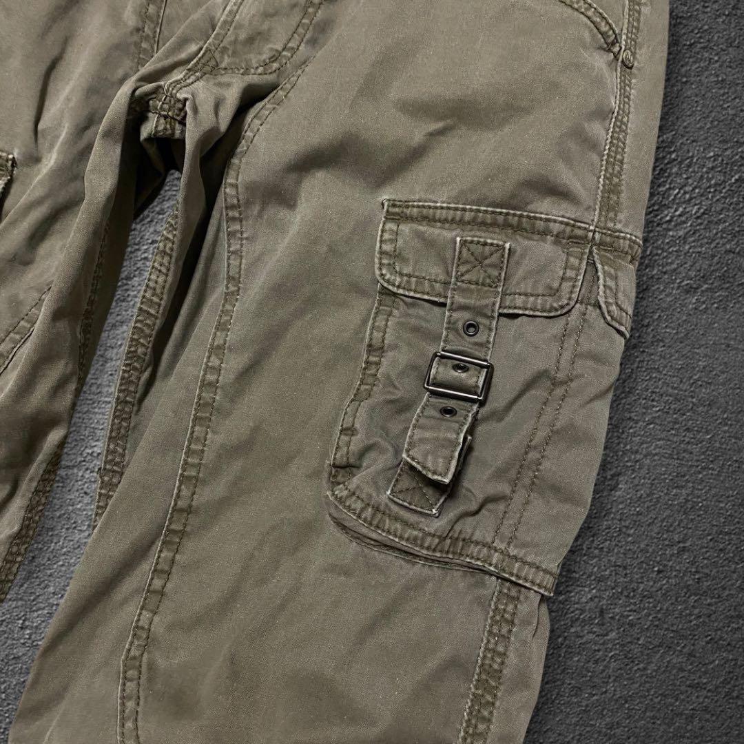 パンツ archive NICOLE bondage flare cargo pants