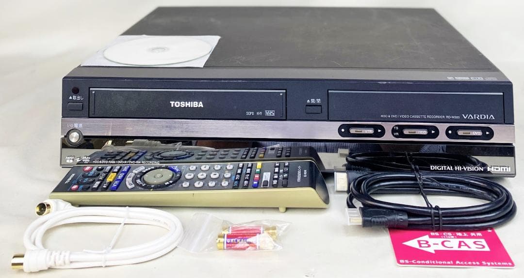 TOSHIBA VARDIA HDD&DVDレコーダー RD-W300