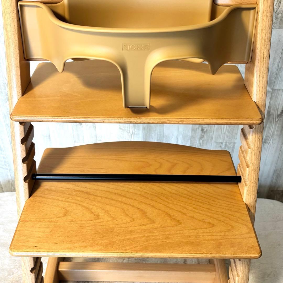 ストッケ　トリップトラップ　ベビーチェア+ベビーセット　ナチュラル　シリアル6