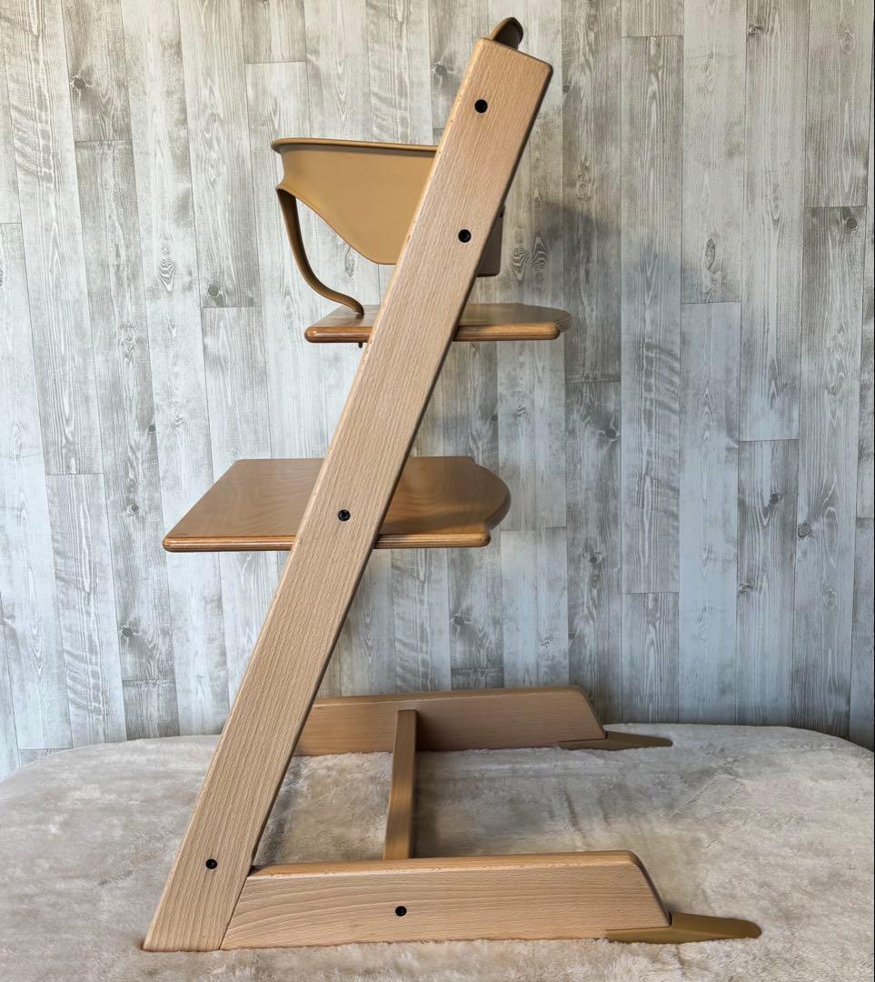 ストッケ　トリップトラップ　ベビーチェア+ベビーセット　ナチュラル　シリアル6