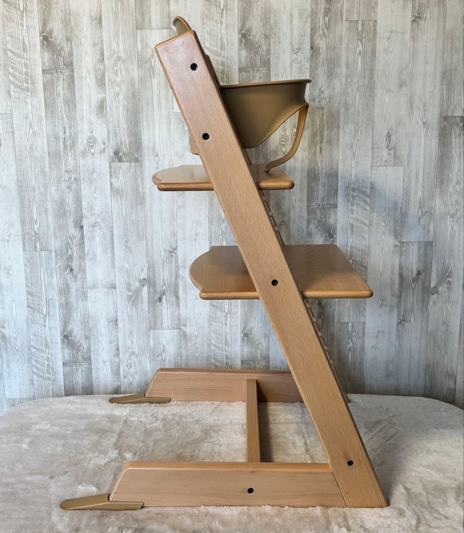 ストッケ　トリップトラップ　ベビーチェア+ベビーセット　ナチュラル　シリアル6