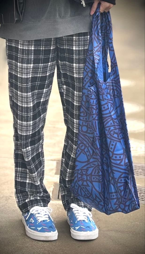 新品未使用品 ヴィヴィアンウエストウッド エコバッグ オーブ総柄 ナイロン