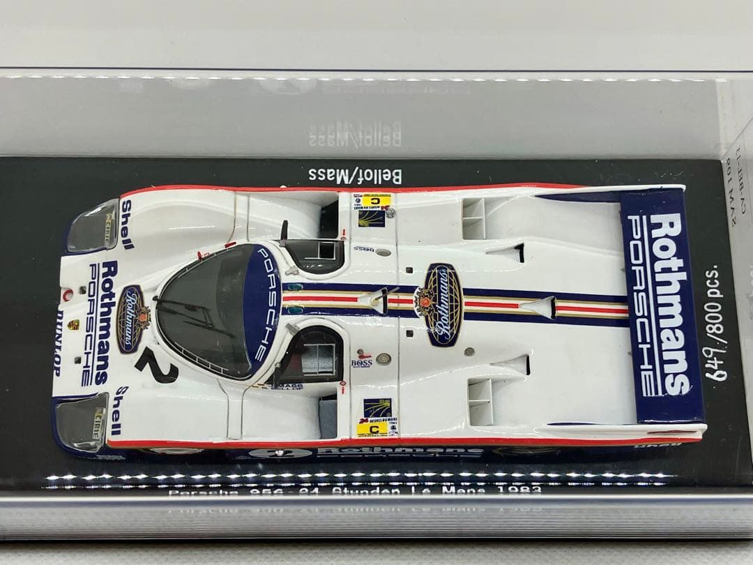 ★ロスマンズ ポルシェ 956★S.ベロフ/J.マス★限定800個★1/43★