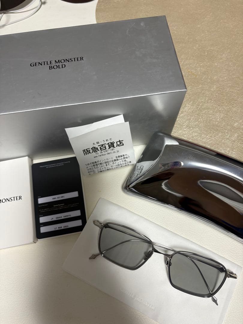 GENTLE MONSTER aba02 シルバー