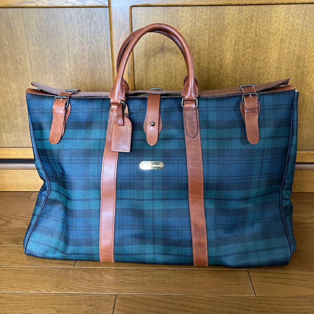 値下げしました　ラルフローレン　ボストンバック　大型