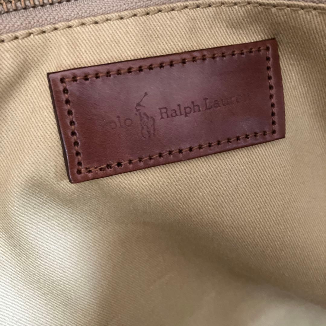 値下げしました　ラルフローレン　ボストンバック　大型