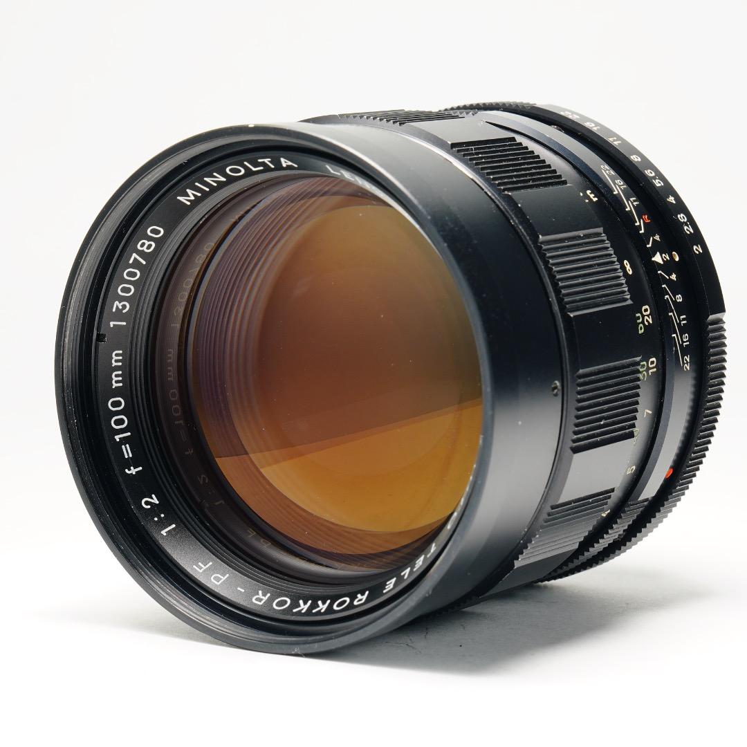 【希少】ミノルタ AUTO TELE ROKKOR-PF 100mm F2 80