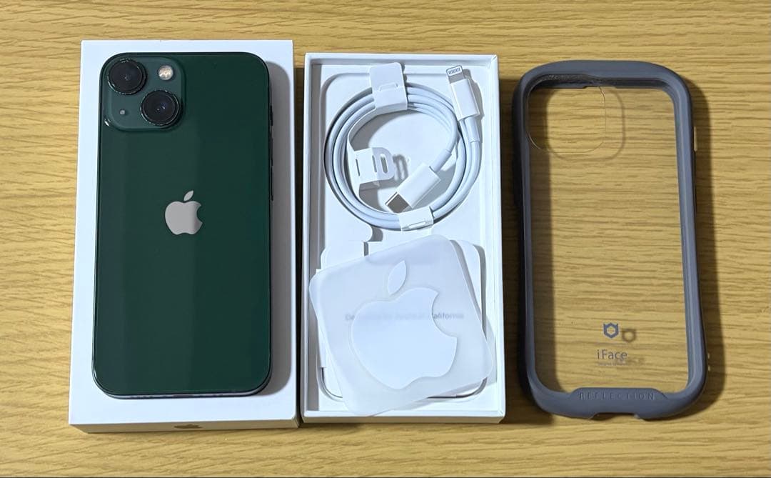 美品『iPhone13mini』グリーン　SIMフリー/128GB