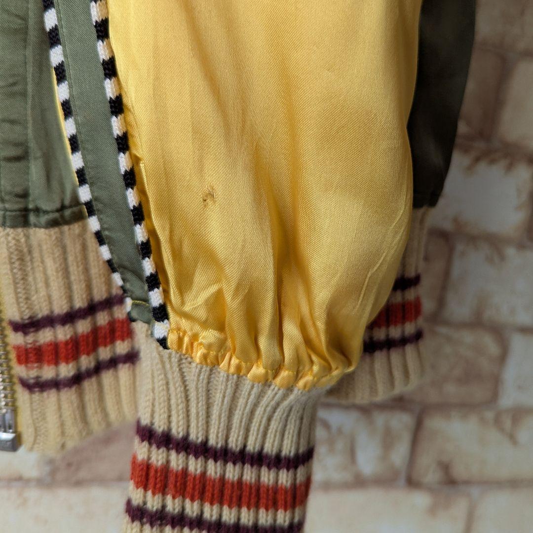 ⭐【珍品‼ロカビリー】MIRACLE WOMAN リバーシブル スカジャン 龍