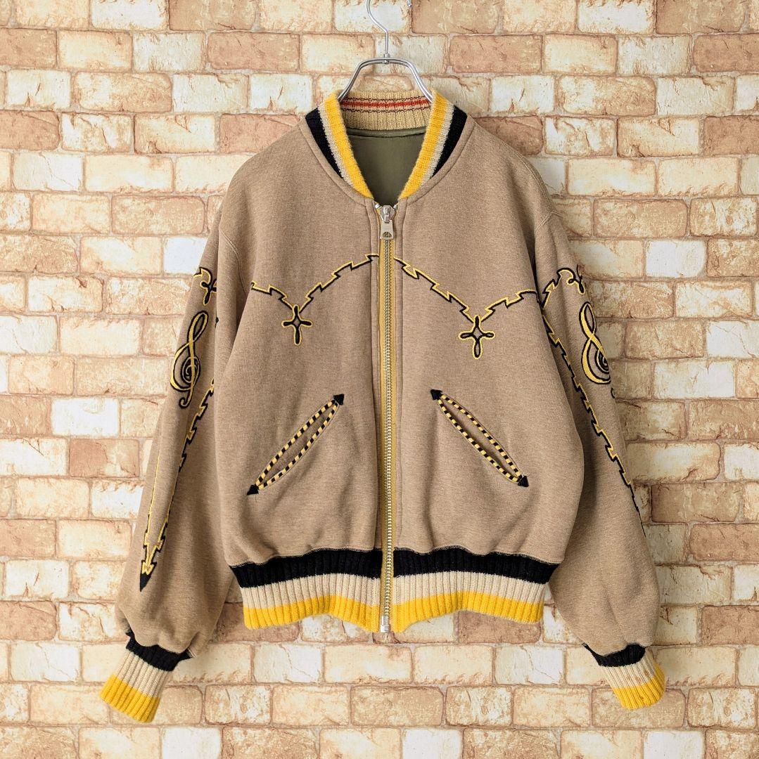 ⭐【珍品‼ロカビリー】MIRACLE WOMAN リバーシブル スカジャン 龍