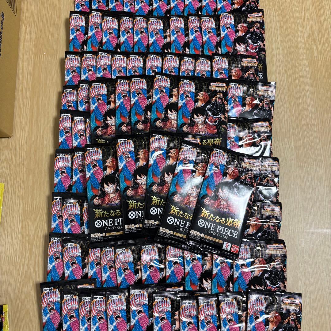 ONE PIECEカードゲーム　新たなる皇帝　バラ100パック　サーチ済み