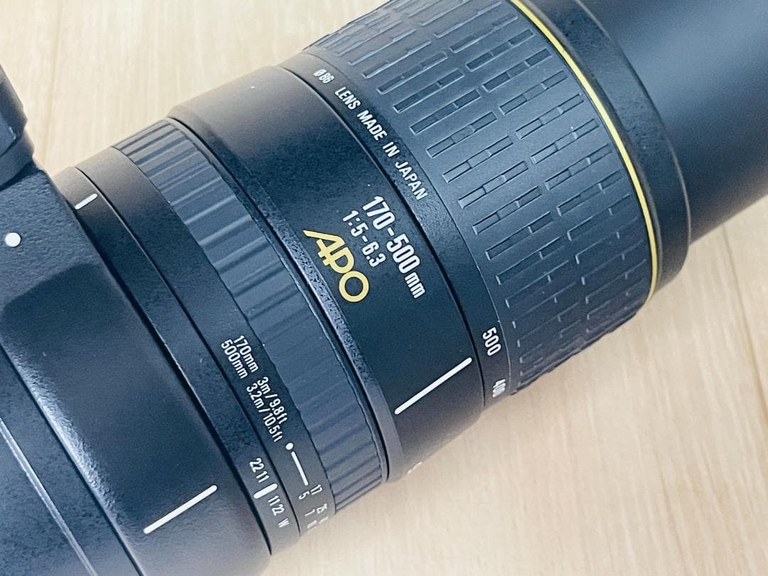 SIGMA APO 170-500mm f5-6.3 EF キャノン用 三脚座付
