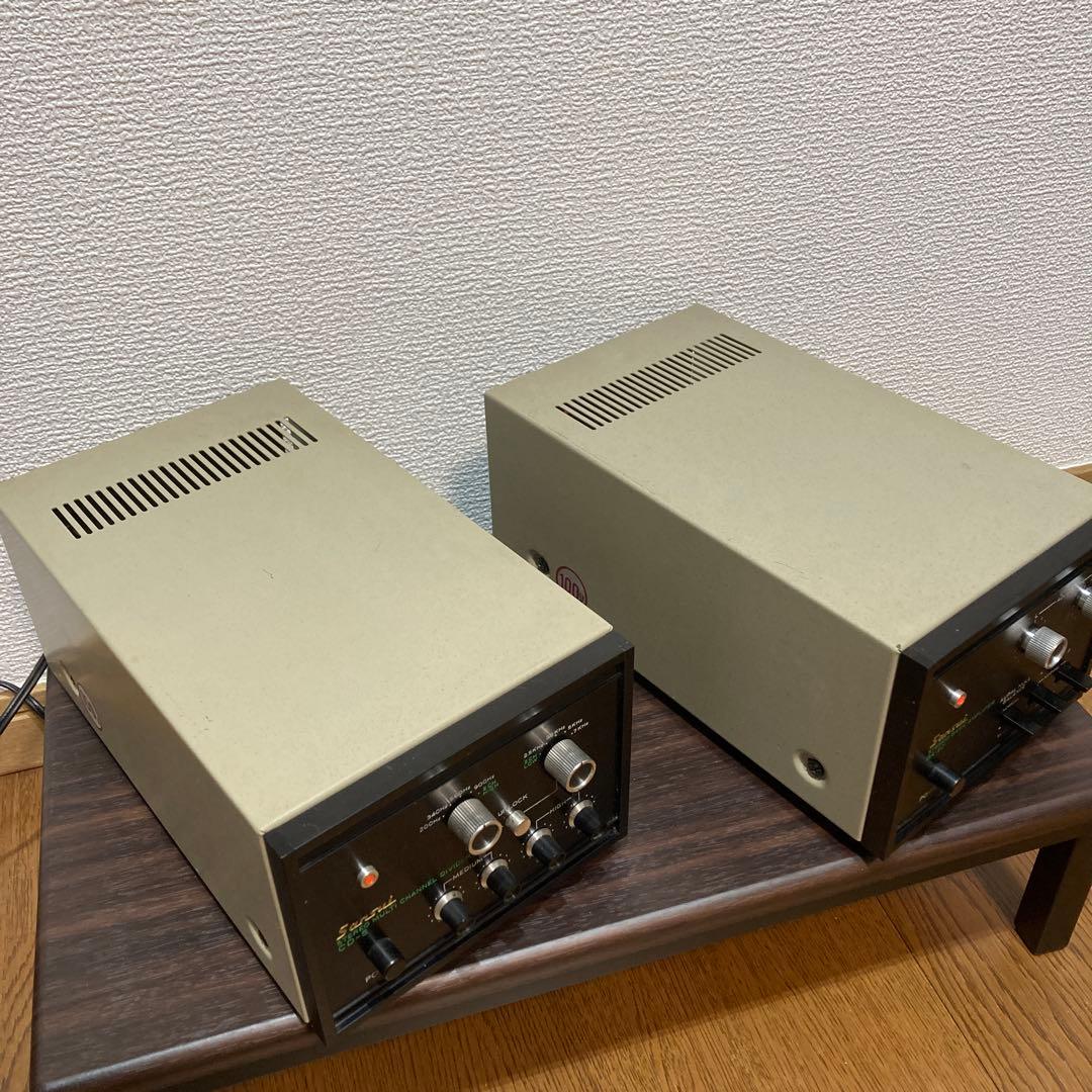 SANSUI BA-60(パワーアンプ)+CD-5 (チャンネルディバイダー)