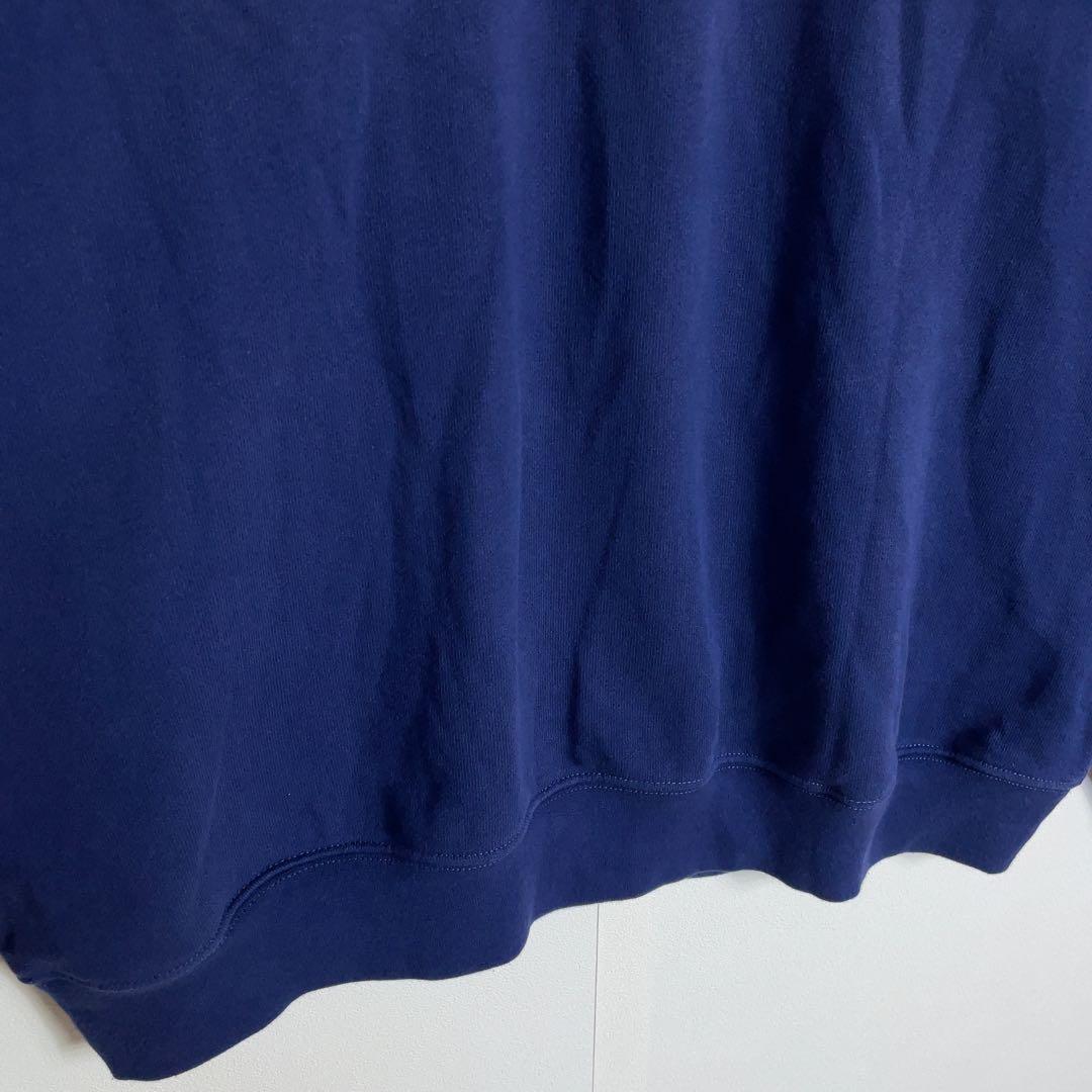 【人気デザイン】ダイム スウェット センター刺繍ロゴ 人気Lサイズ ネイビー