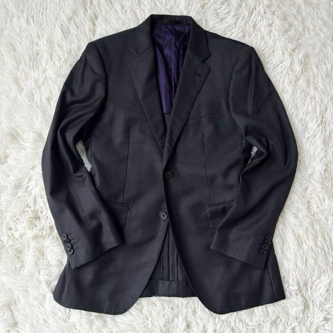 ポールスミス ロロピアーナ セットアップスーツPaul Smithストライプ2B