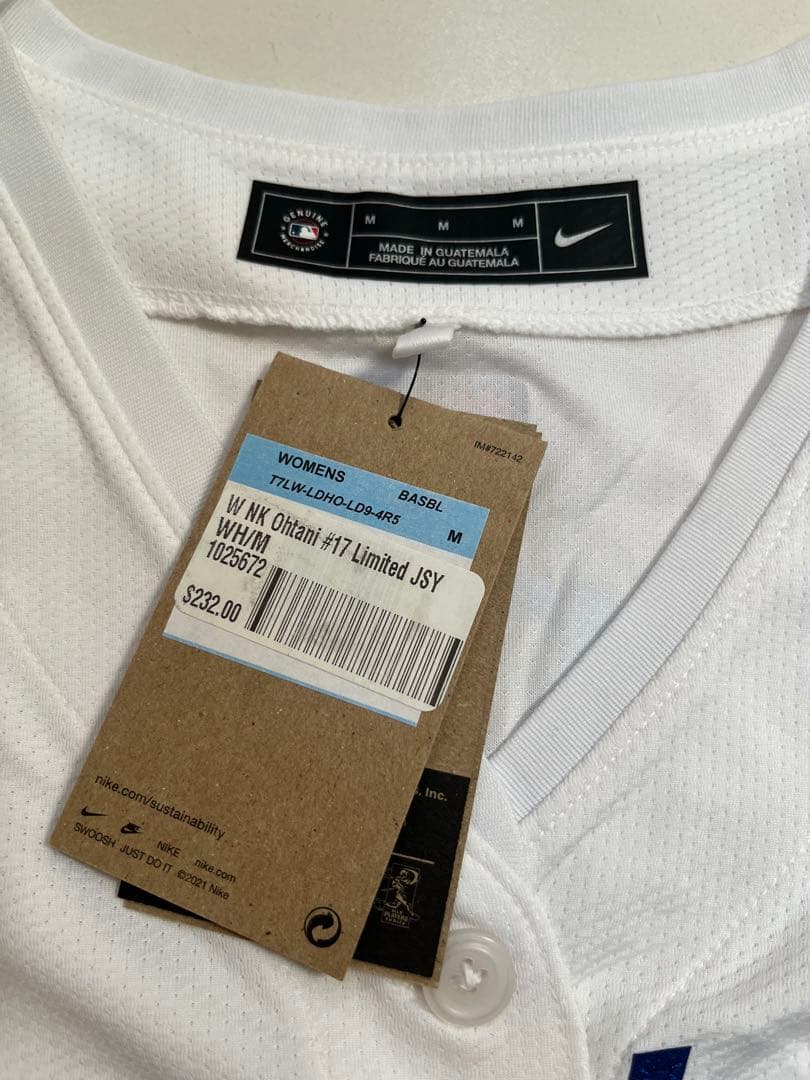 【新品】ドジャーススタジアム購入　公式ユニフォーム　レディースM 大谷翔平