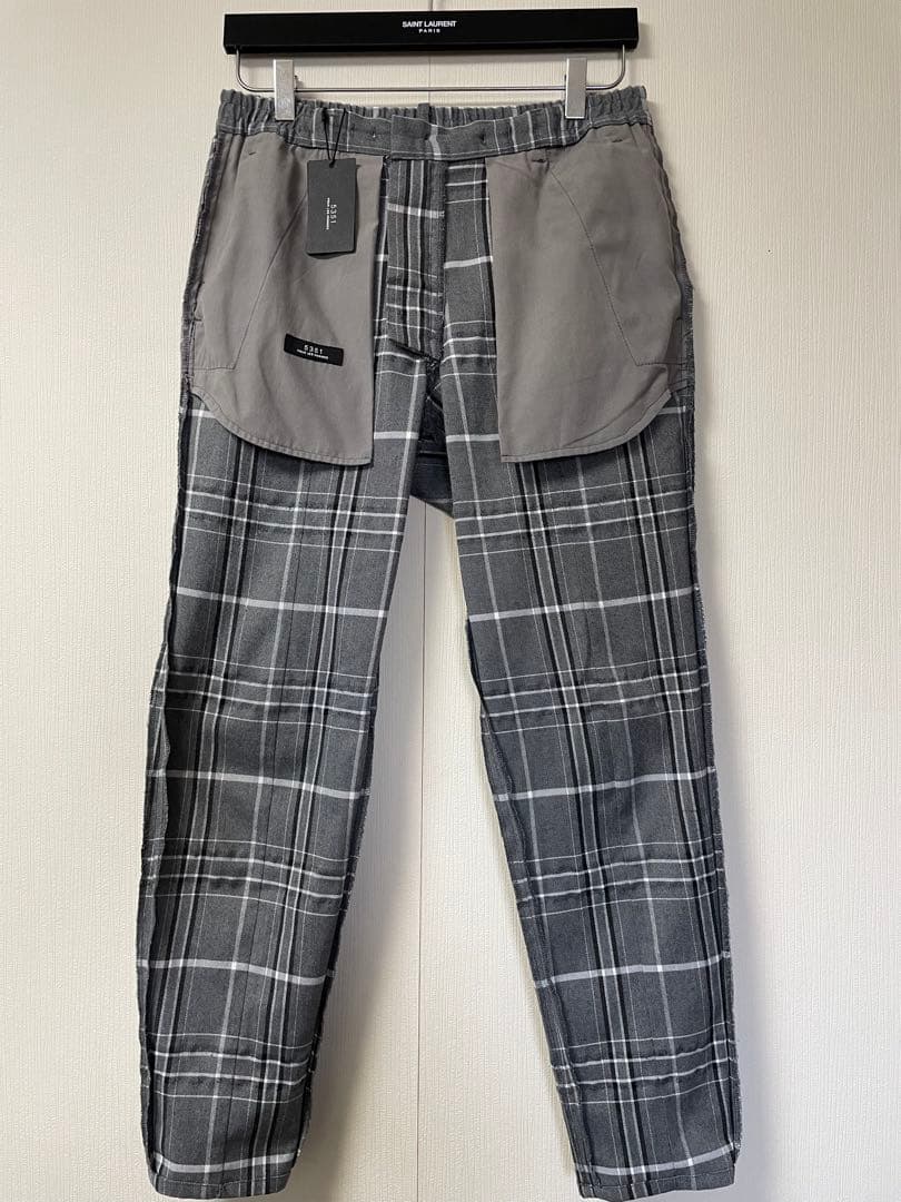 5351 pour les hommesデザインチェックパンツ shellac