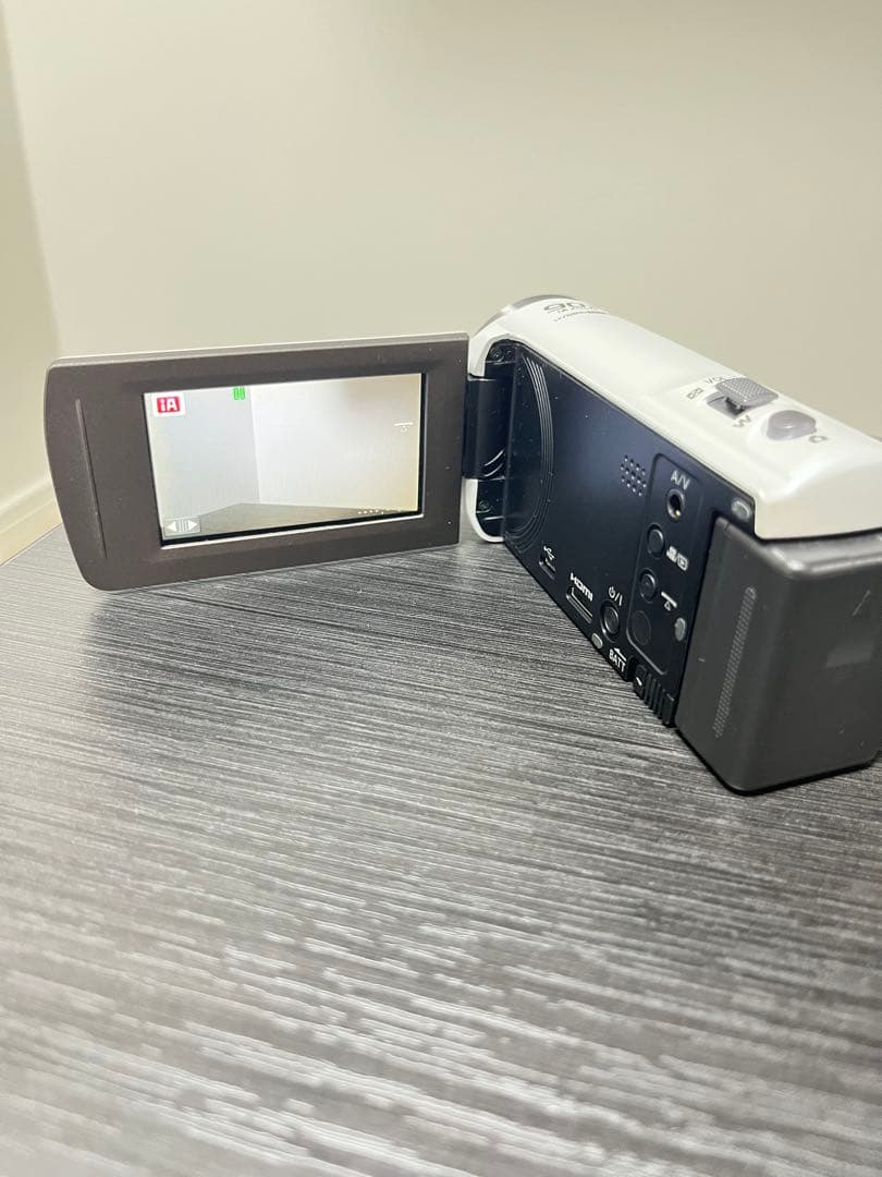 パナソニック HC-V480MS ビデオカメラ 白 動作確認済み　数回使用