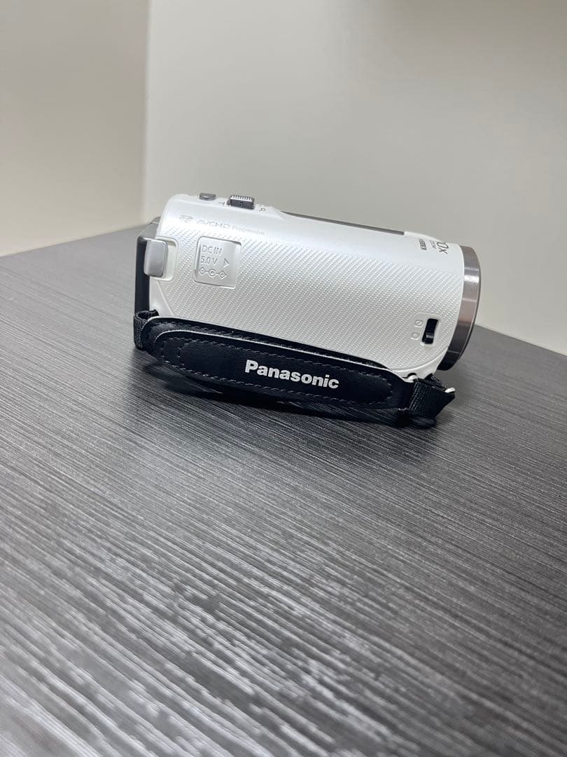 パナソニック HC-V480MS ビデオカメラ 白 動作確認済み　数回使用