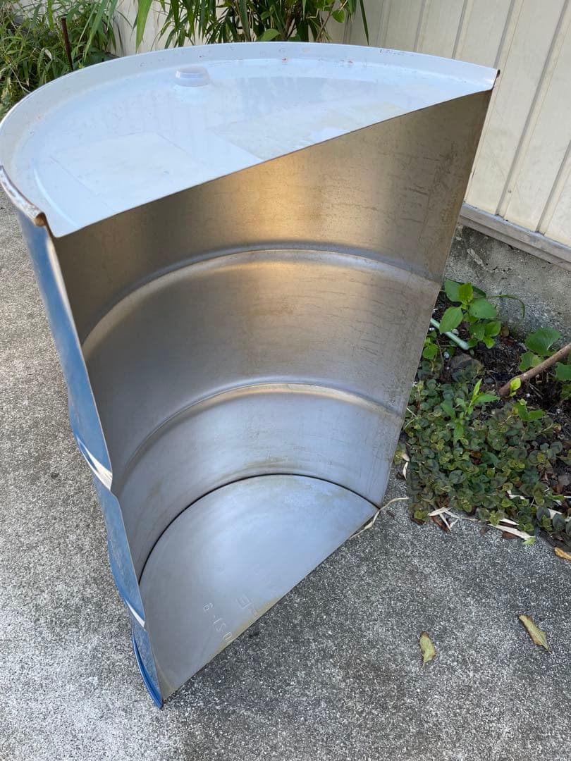 とっけんゆー ドラム缶 半切り 縦半分 4個