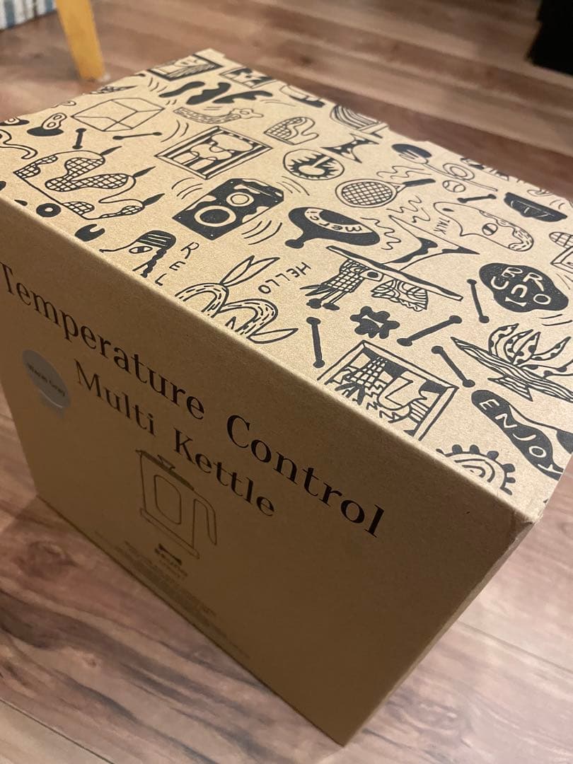 【動作確認済】BRUNO ブルーノ 温度調節 マルチケトル ウォームグレー　1L