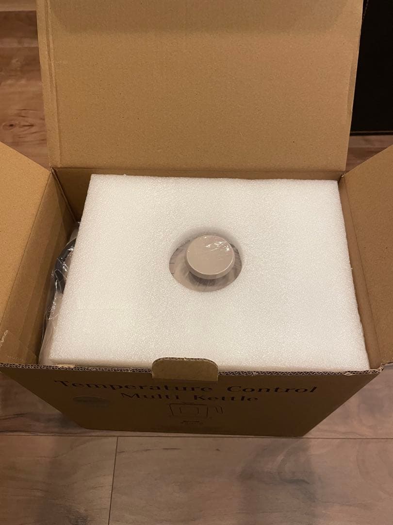 【動作確認済】BRUNO ブルーノ 温度調節 マルチケトル ウォームグレー　1L