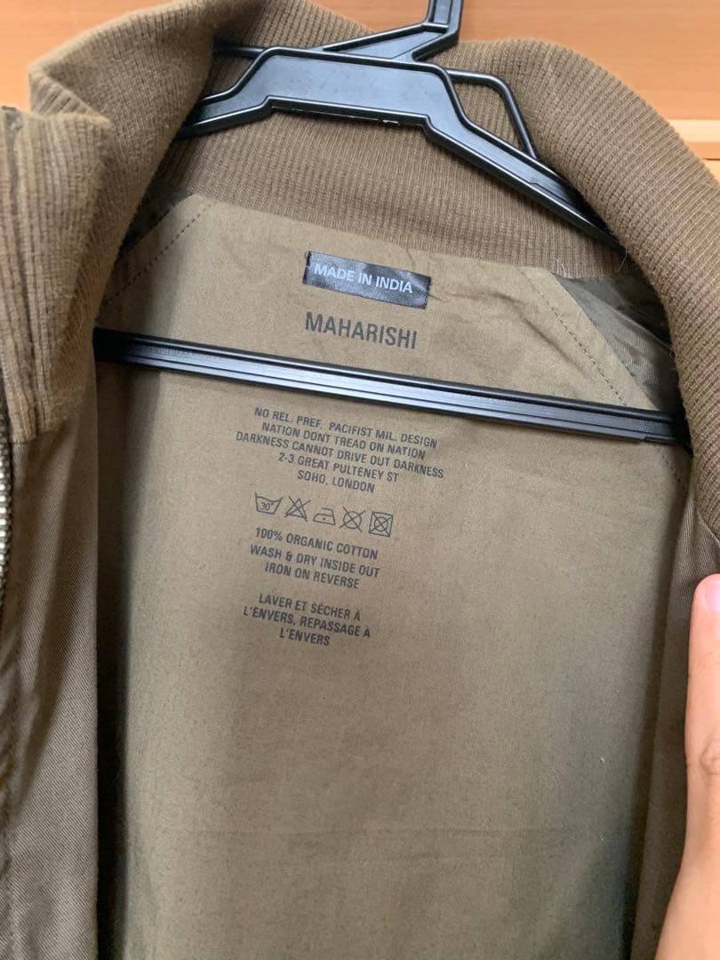 【ボケカス】マハリシ MAHARISHI 刺繍ジャケット　骸骨　輸入品