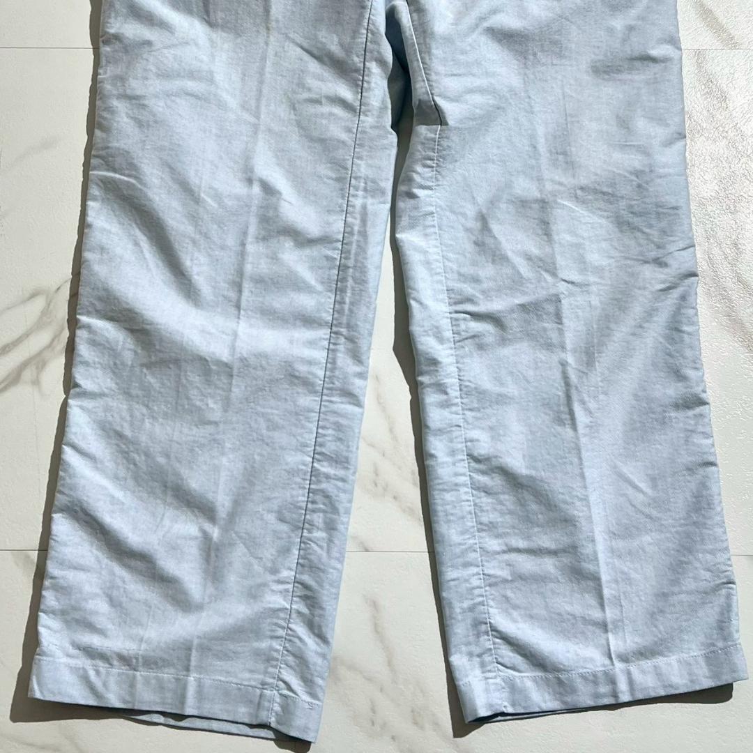 希少70s 80s　USA製　ラルフローレン　コットン　スラックス　アジャスター