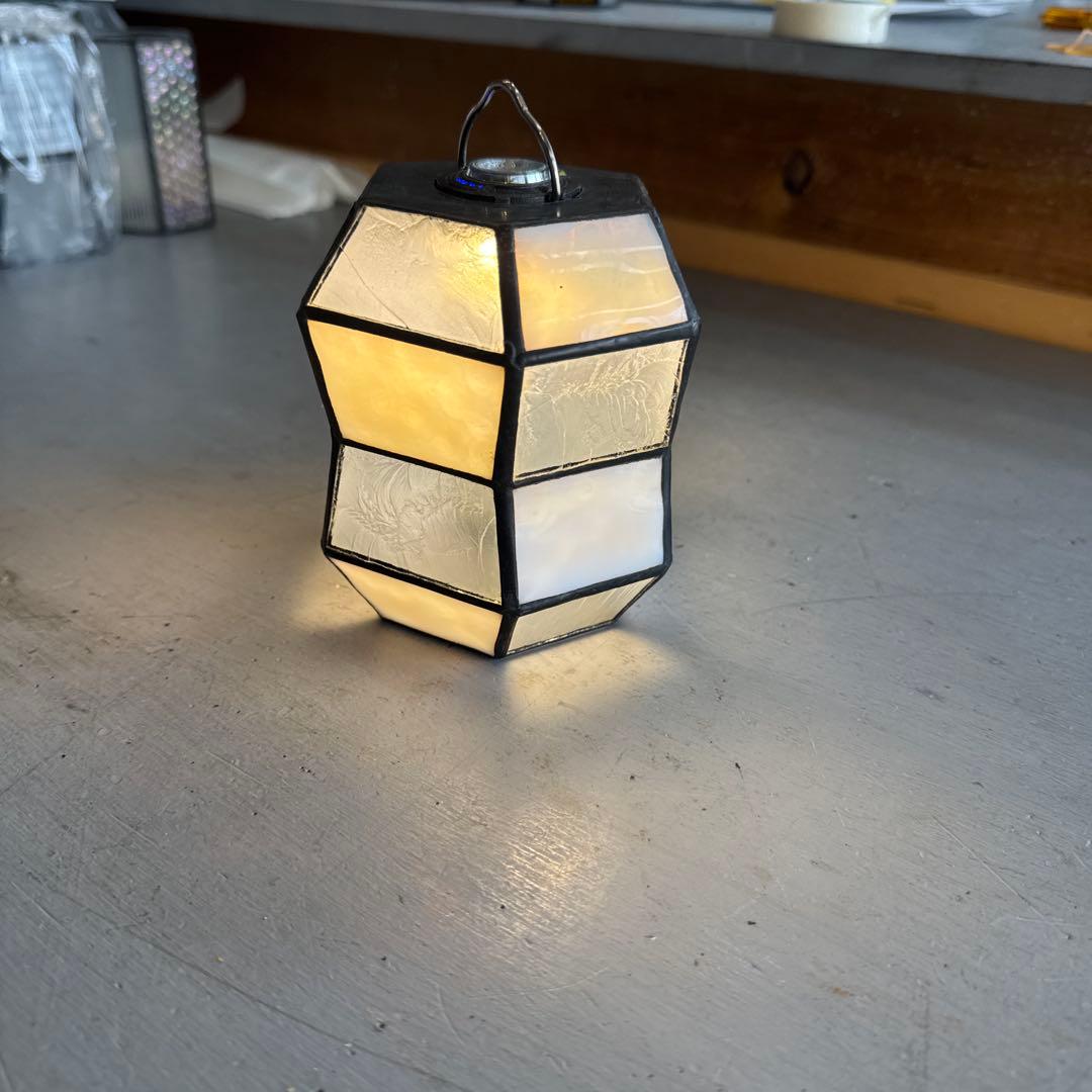 けーさん専用　peanuts clearー　ステンドグラス　ゴールゼロLEDラン