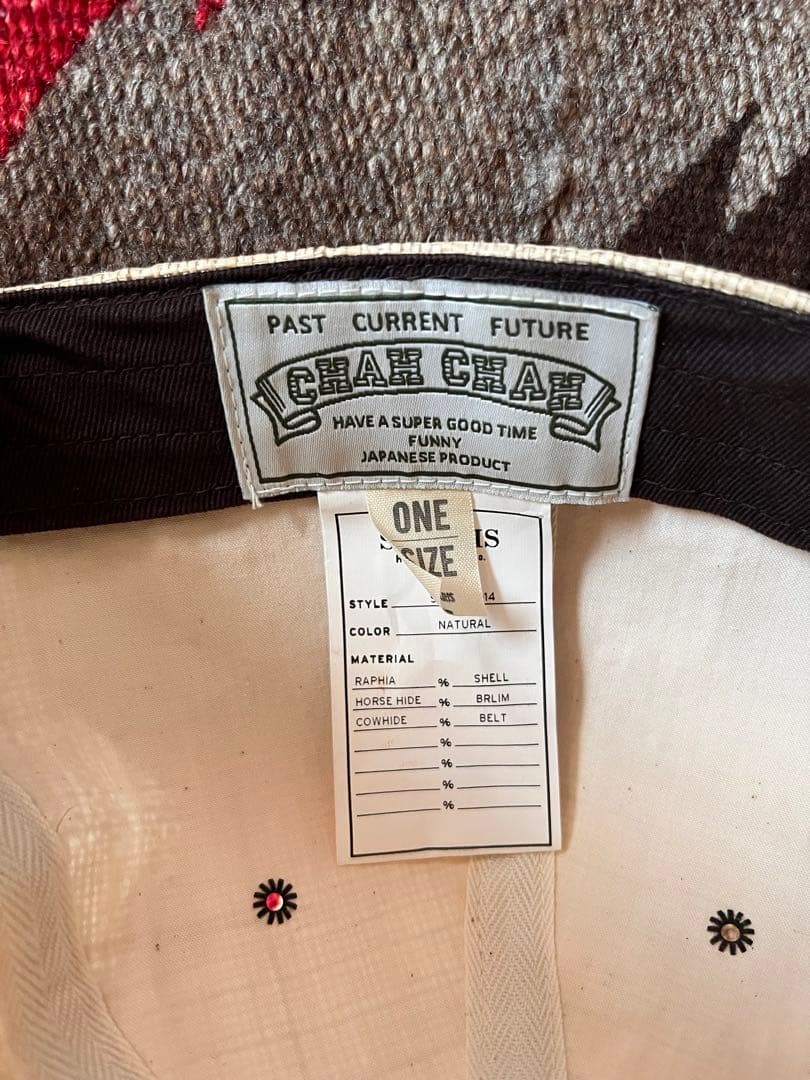 SOLARIS&CO. キャップ CHAHCHAH 馬革 麦ワラ ヴィンテージ