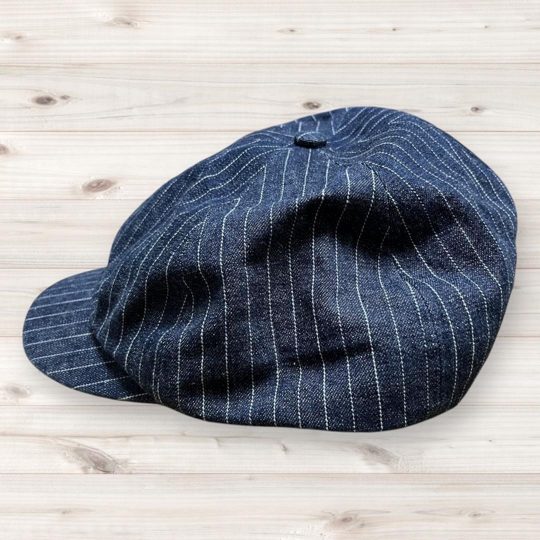 RRL キャスケット インディゴ ドットストライプ