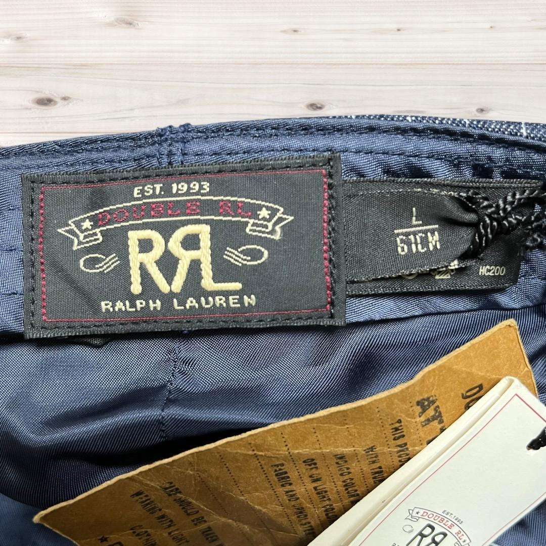 RRL キャスケット インディゴ ドットストライプ