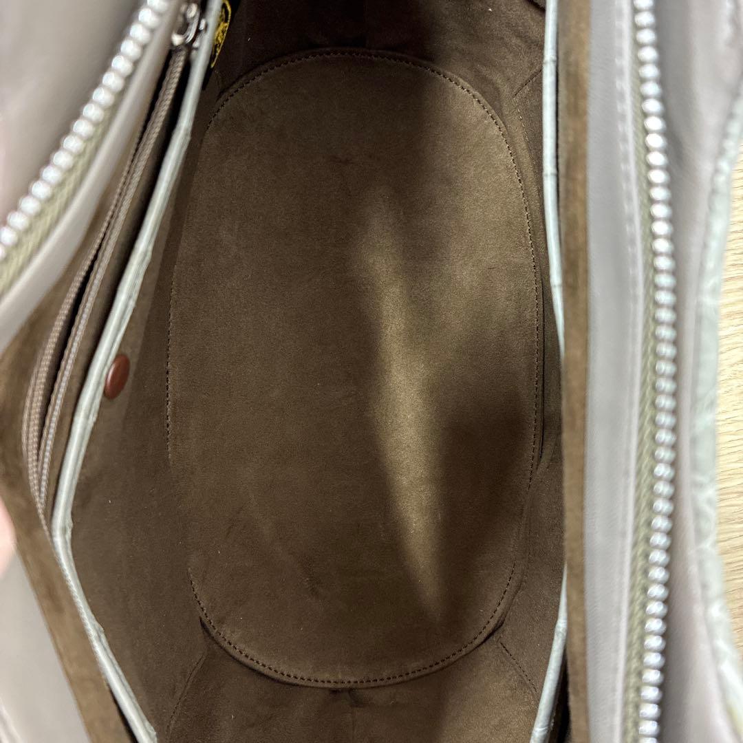 BAGFAN JRA 本クロコダイル レザートート 高級バッグ 正規タグ付き