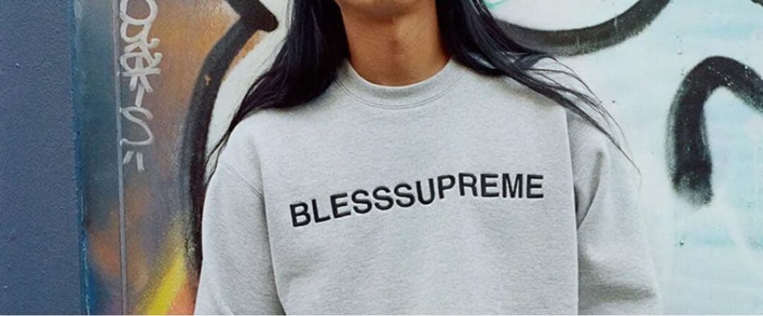 トップス Supreme x BLESS Crewneck Heather Grey M