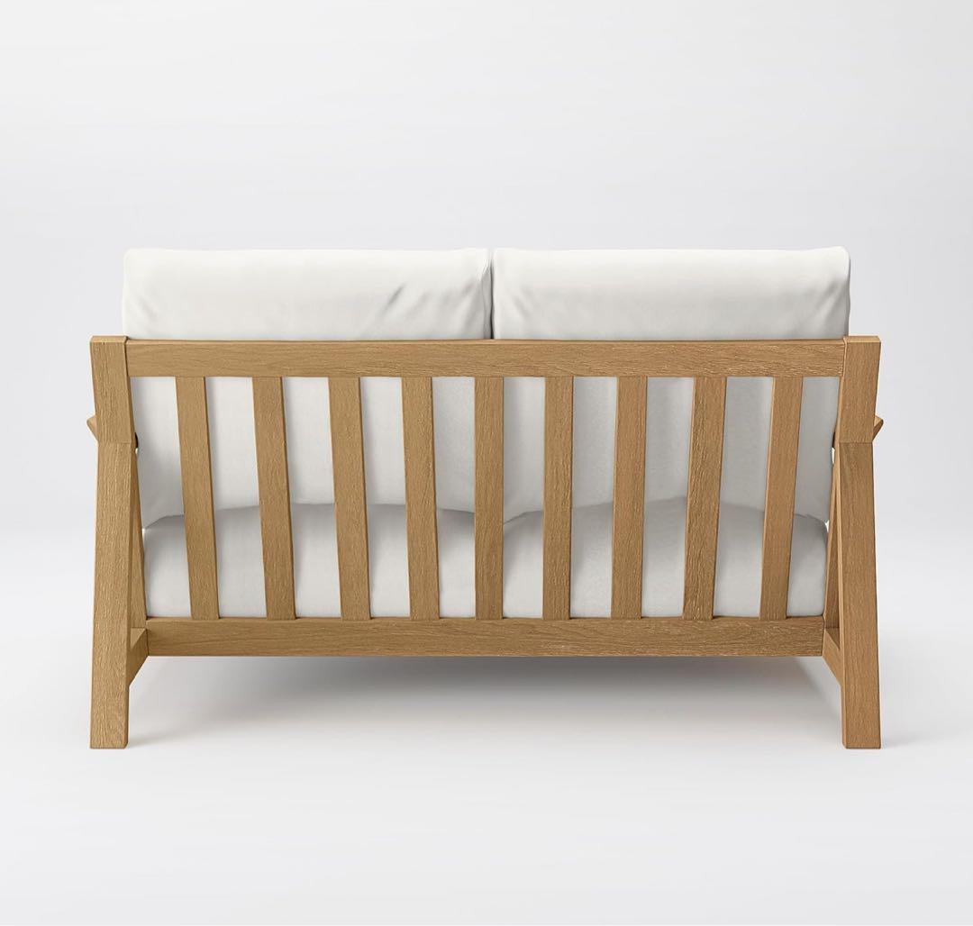 【送料込】無印良品　ウレタンポケットコイル２シーター